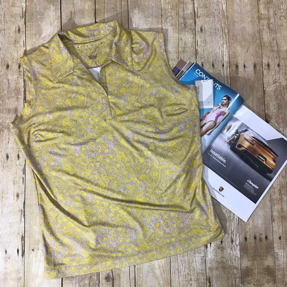 Nike Golf FitDry sleeveless golf shirt